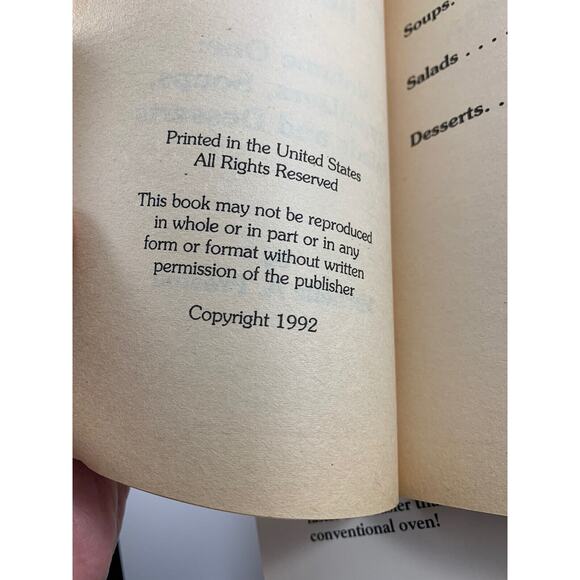 A Treasury Of Classic Microwave Recipes Vol 1-4 By Michelle A Preston 1992 - Picture 4 of 4